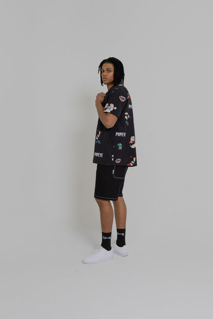 CRATE X POPEYE CUBAN COLLAR SHIRT