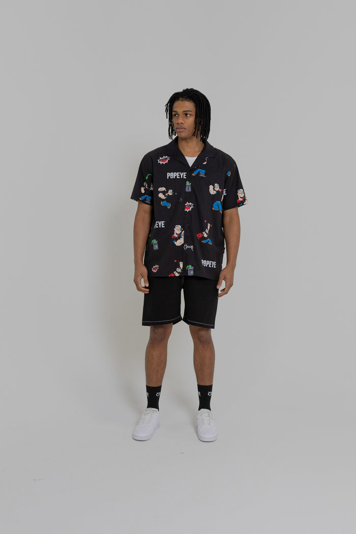 CRATE X POPEYE CUBAN COLLAR SHIRT