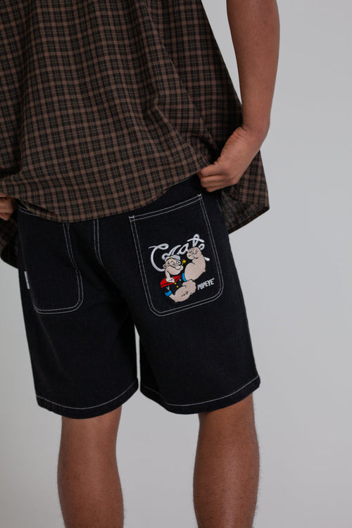 CRATE X POPEYE DENIM SHORTS