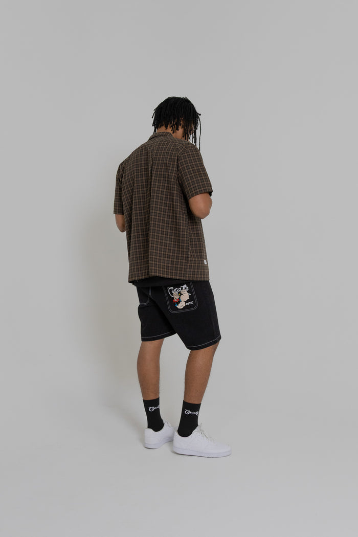 CRATE X POPEYE PLAID S/S SHIRT