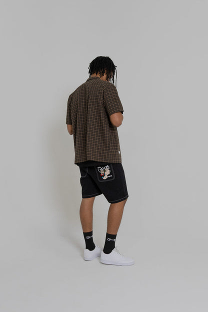 CRATE X POPEYE PLAID S/S SHIRT