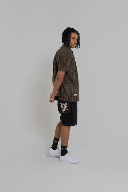 CRATE X POPEYE PLAID S/S SHIRT