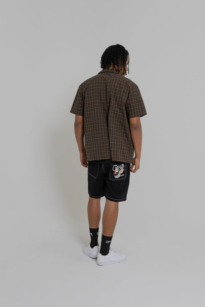CRATE X POPEYE PLAID S/S SHIRT