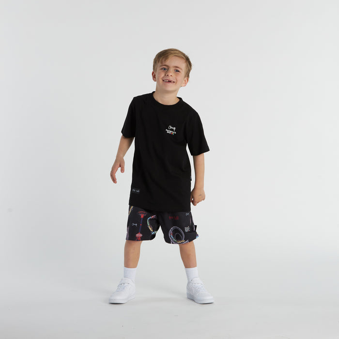 Crate X Rainbows End Party Swim Shorts