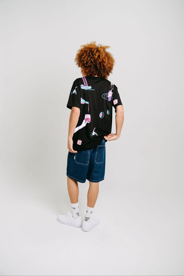 CRATE X RICE RICE BABY ALL OVER PRINT T-SHIRT