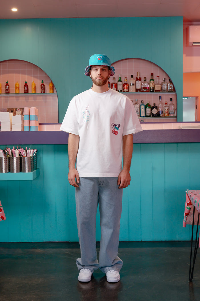 CRATE X RICE RICE BABY REVERSIBLE BUCKET HAT