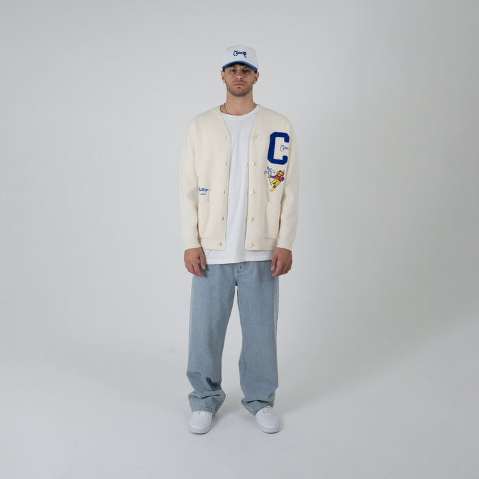 CRATE X SPACE MAN CANDY STICKS CARDIGAN