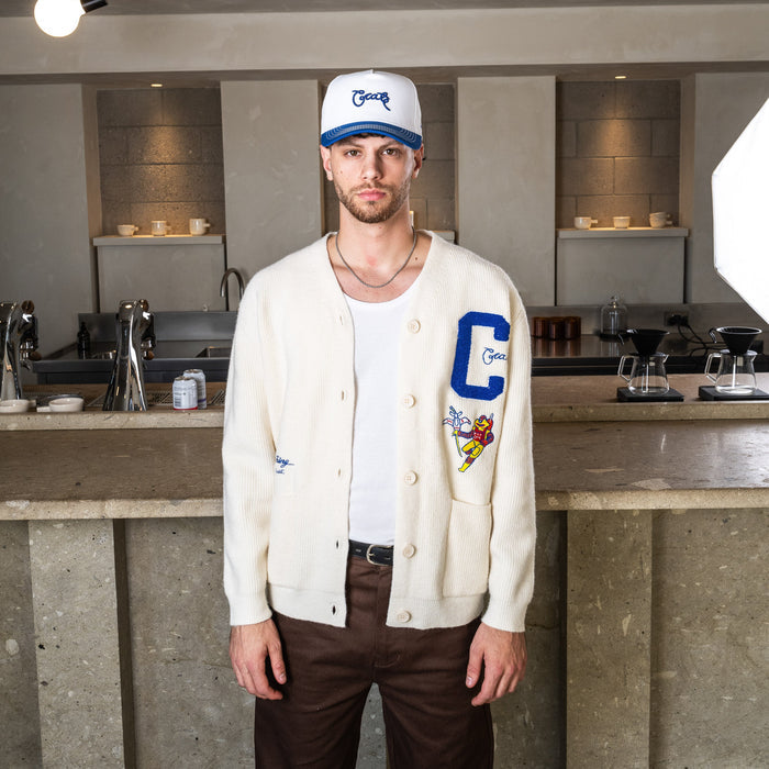 CRATE X SPACE MAN CANDY STICKS CARDIGAN