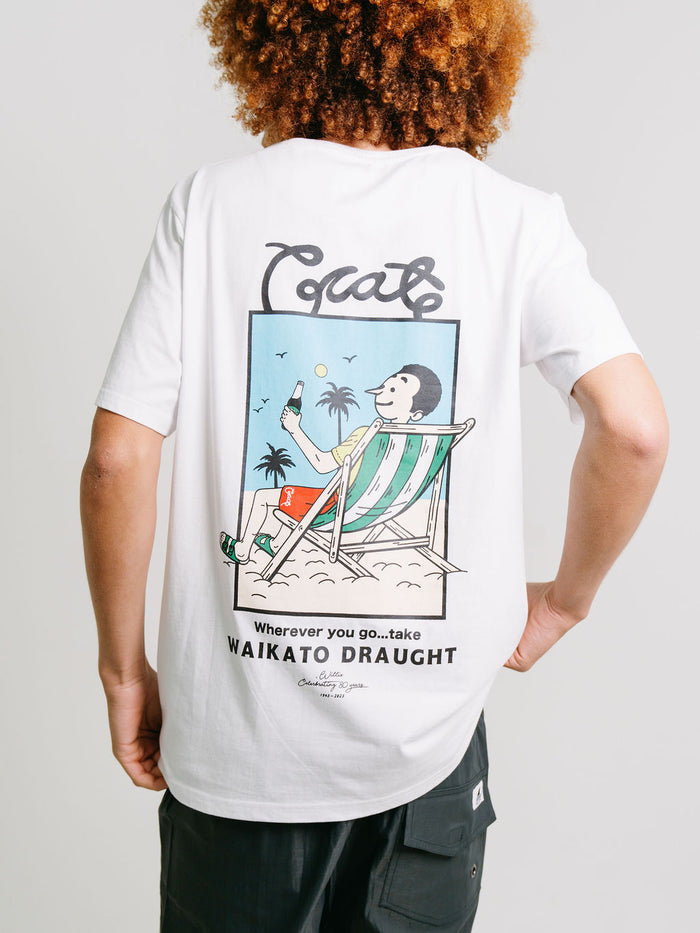 CRATE X WILLIE THE WAITER BEACH TEE