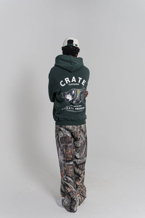 CRATE X WILLIE THE WAITER BEER HUG HOODIE