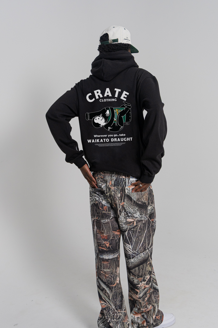 CRATE X WILLIE THE WAITER BEER HUG HOODIE