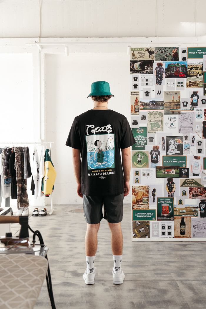 CRATE X WILLIE THE WAITER WADERS TEE