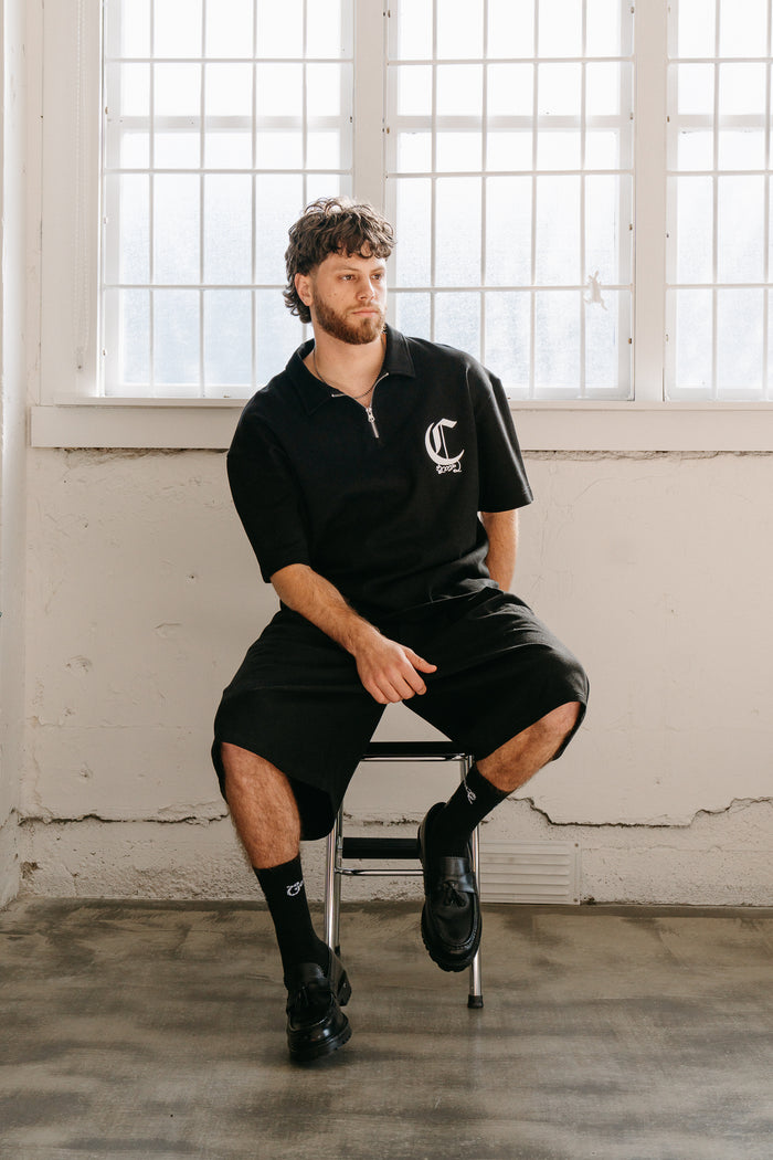 CRATE  ZIP POLO SHIRT