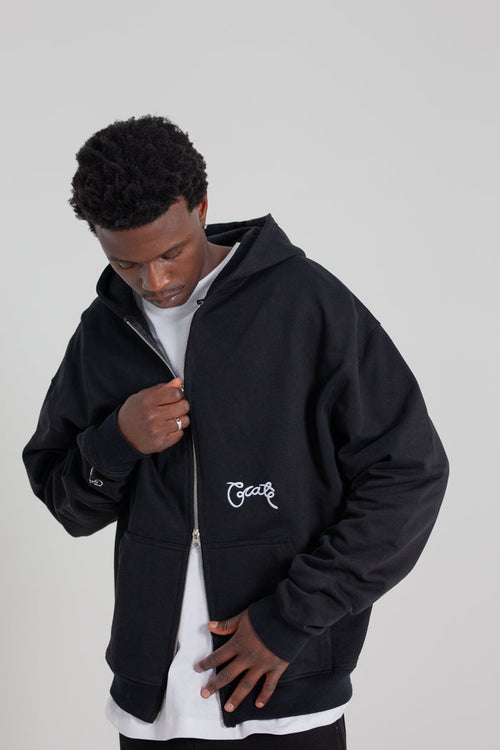 Crate Zip Up Box Fit Hoodie