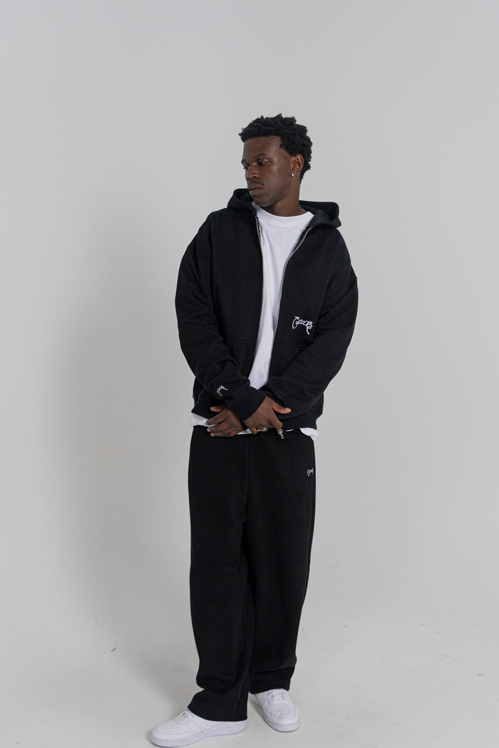 Crate Zip Up Box Fit Hoodie