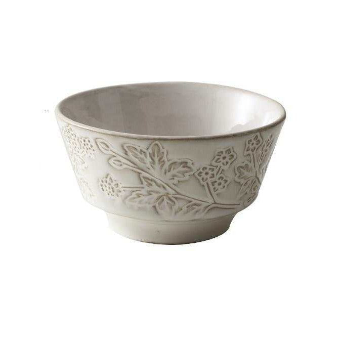 Cream Embossed Bowls