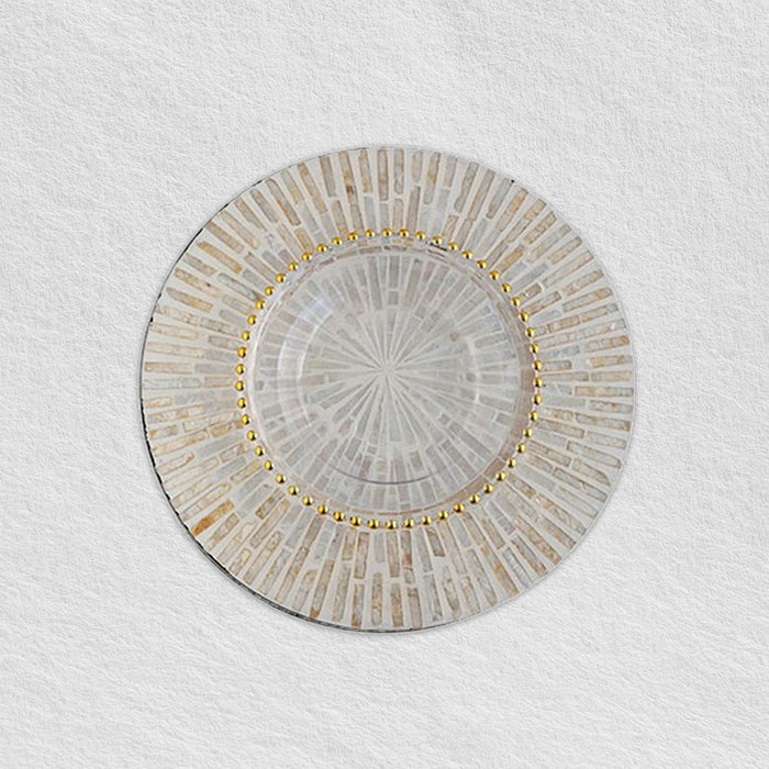 Cream Pearl Under Plates