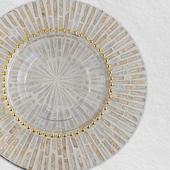 Cream Pearl Under Plates