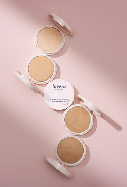 lavera Cream to Powder Foundation -Light 1.0-