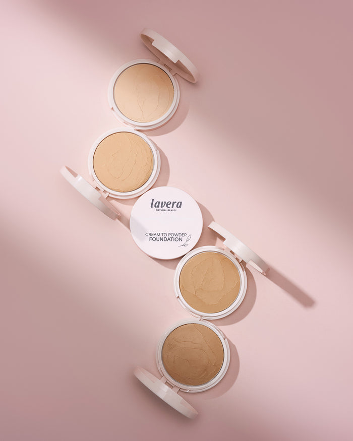 lavera Cream to Powder Foundation -Medium 1.2-