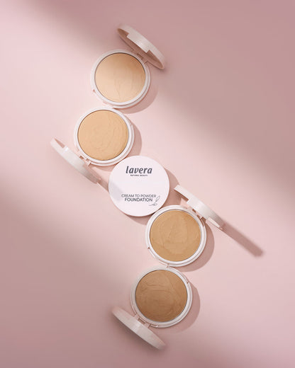 lavera Cream to Powder Foundation -Medium 1.2-