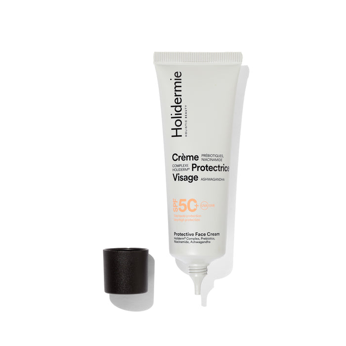 #seo: crème protectrice visage SPF50+ Holidermie