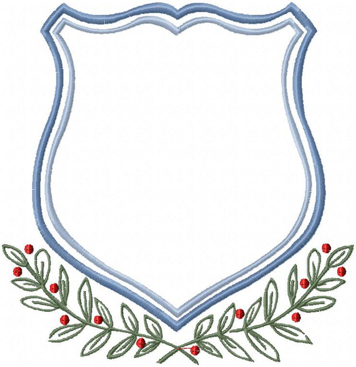 CREST WITH LAUREL AND BERRIES 2