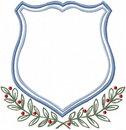 CREST WITH LAUREL AND BERRIES 2