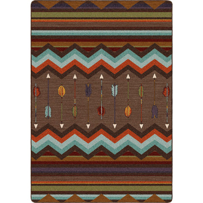 Image of an area rug, Cresting Fletcher - Rainbow