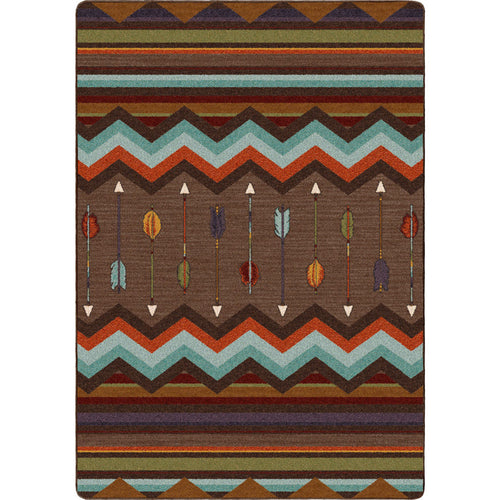Image of an area rug, Cresting Fletcher - Rainbow