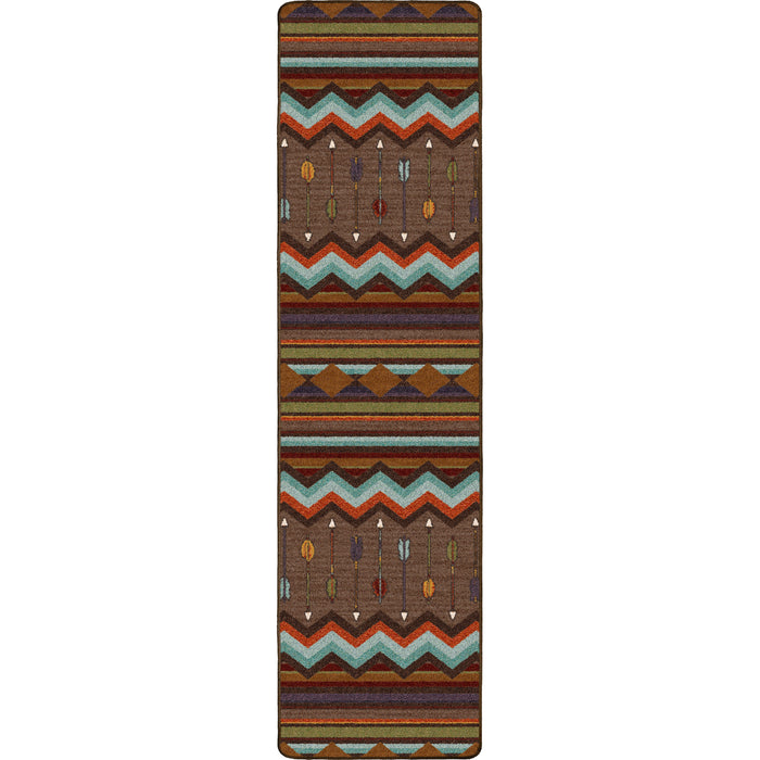 Image of an area rug, Cresting Fletcher - Rainbow
