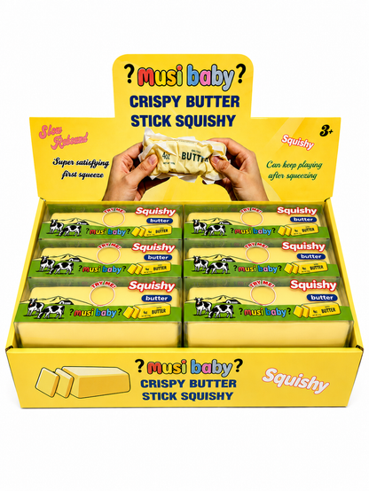 Crispy Butter Stick Squishy Wax Coated-MSCUSB