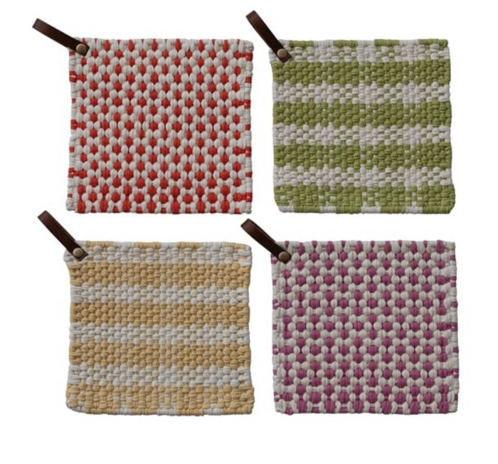 Crocheted pot holders