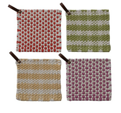 Crocheted pot holders