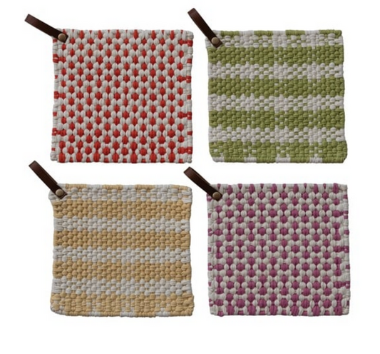 Crocheted pot holders