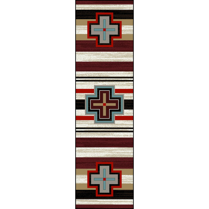 Image of an area rug, Cross Roads - Fuego