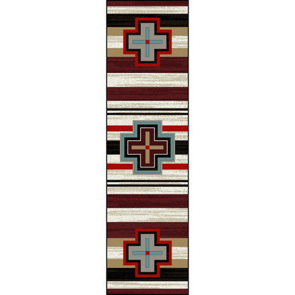 Image of an area rug, Cross Roads - Fuego