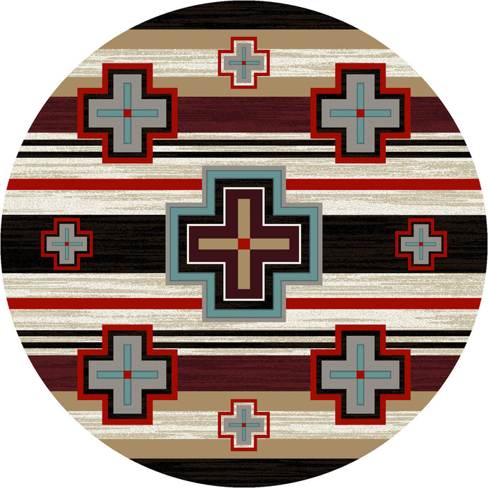 Image of an area rug, Cross Roads - Fuego