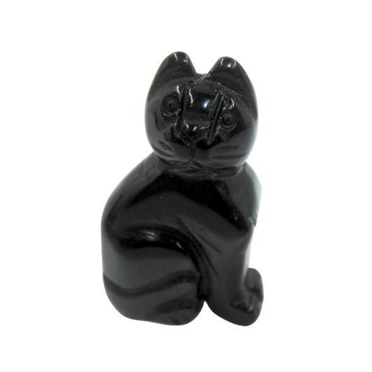 Crystal Cat – Black Onyx Large