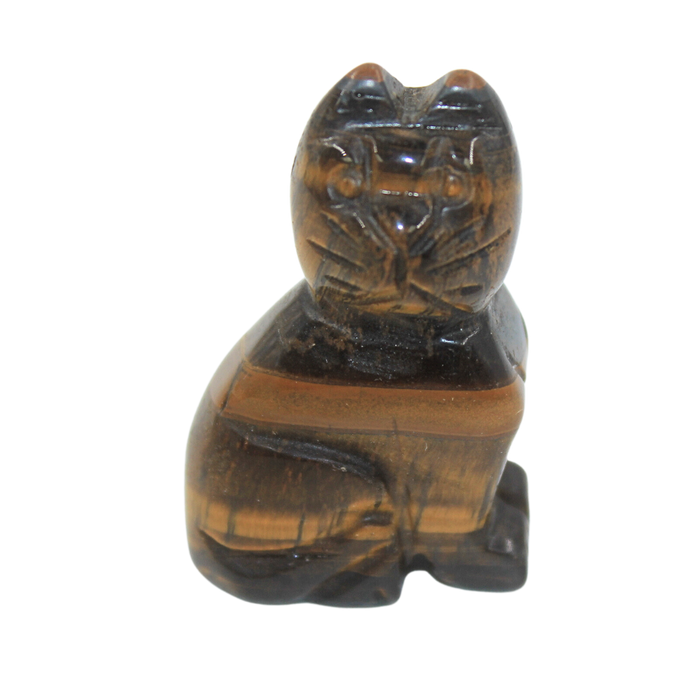 Crystal Cat – Tiger's Eye Large