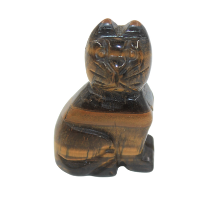 Crystal Cat – Tiger's Eye Large