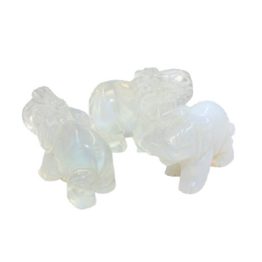 Crystal Elephant - Clear Quartz Large