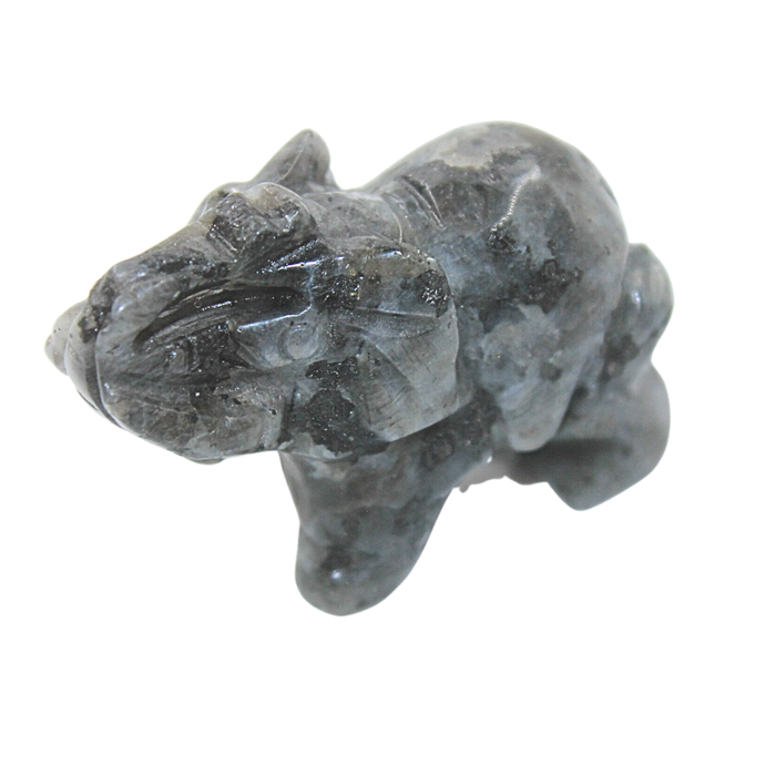 Crystal Elephant – Labradorite Large'