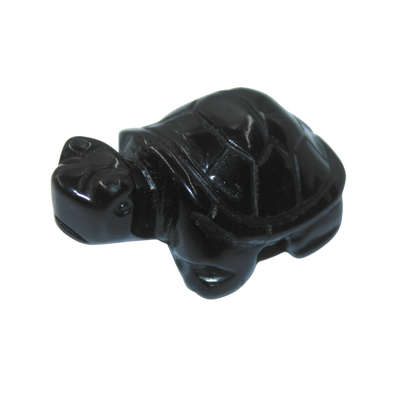 Crystal Turtle – Black Onyx Large