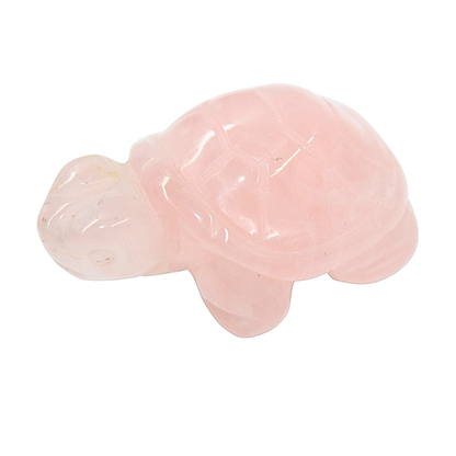 Crystal Turtle – Rose Quartz Large