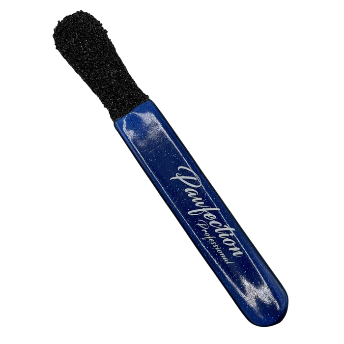 Curved Stripping File w/ Blue Glitter Handle