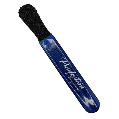 Curved Stripping File w/ Blue Glitter Handle