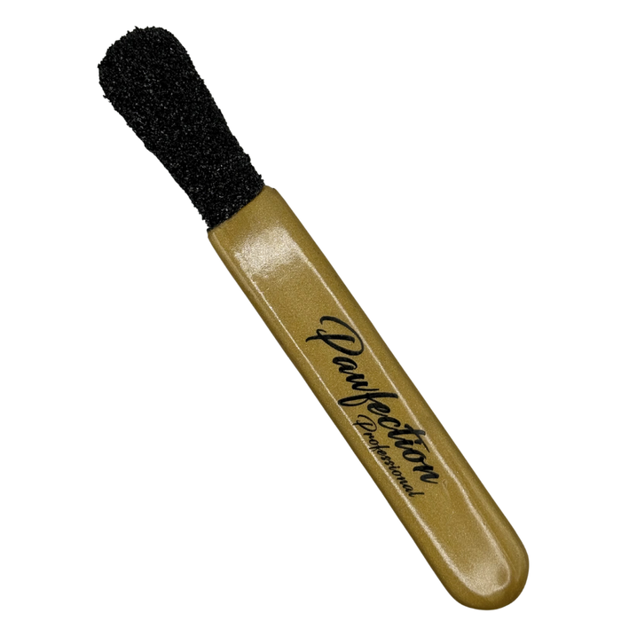 Curved Stripping File w/ Gold Shimmer Handle