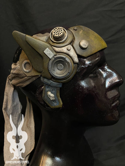 CYBERPUNK ROBOT EAR HEADBAND BLANK-READY TO SHIP