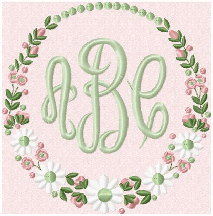 DAISY CIRCLE BORDER FRAME